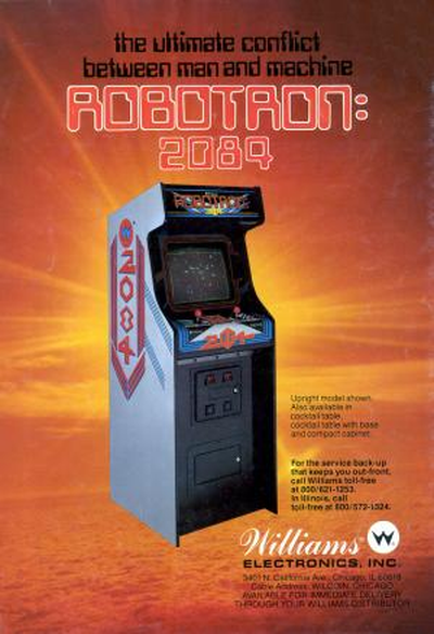 Robotron: 2084 (Yellow/Orange label)